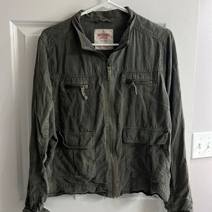 Mossimo Supply Co Green Bomber Jacket  - Size XL